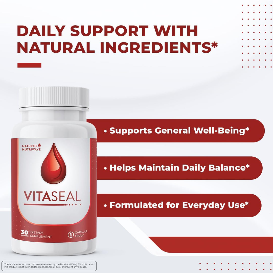 Vitaseal - Soporte diario con botánicos, vitaminas C E y minerales...
