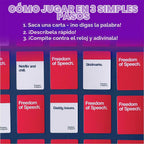 Juegos de mesa de cartas para adultos - Juegos de fiesta para amigos y