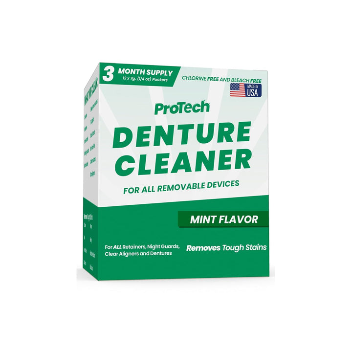 Pro Tech Retainer & Clear Aligner - Cristales limpiadores, menta, p...