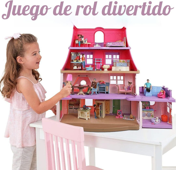 Beverly Hills Sweet Li'l Family - Juego de 9 figuras flexibles...