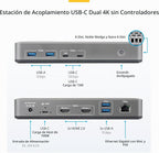 StarTech Driverless USB-C Dual 4K 60Hz HDMI Windows Dock, 6X USB 10Gbps