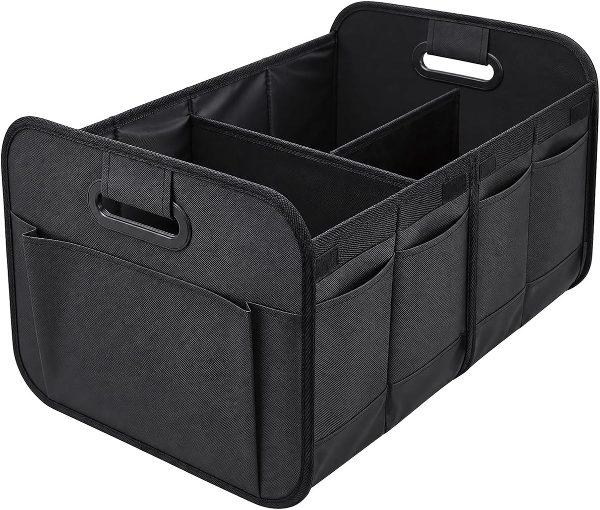 Organizador de maletero grande, contenedor de almacenamiento de