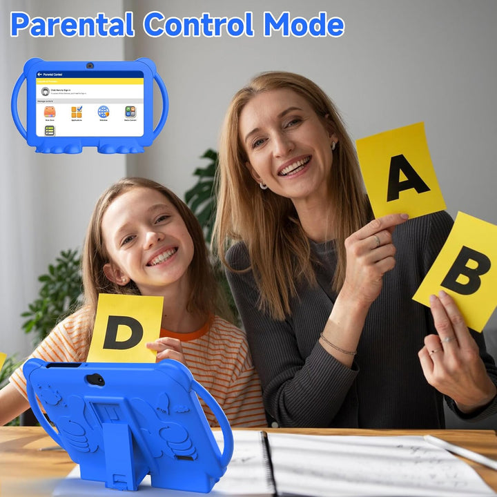 RUIQIAI Tablet para niños 2025, tablet Android 12 para niños de 7 p...