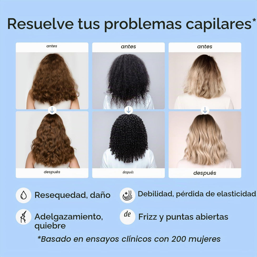 MAREE Mascarilla Capilar de Acondicionamiento Profundo 10-En-1 para...