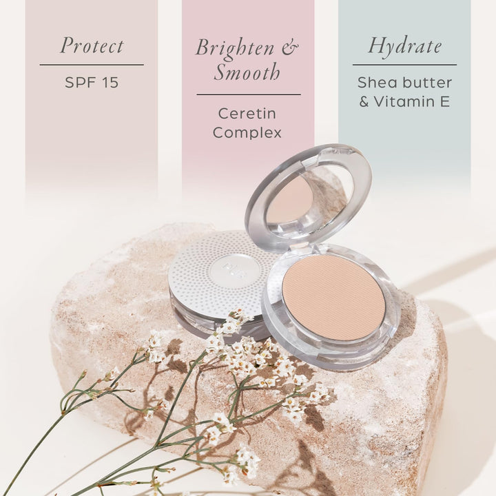 PÜR MINERALS Base de Maquillaje Mineral Prensada 4 en 1 en Polvo co...