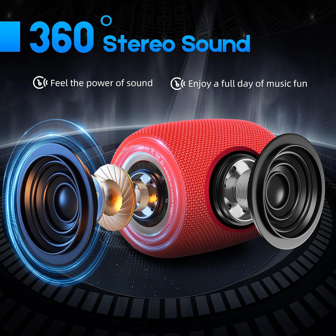 Parlante Bluetooth portátil, altavoz inalámbrico BT5.3 de 20W con d...