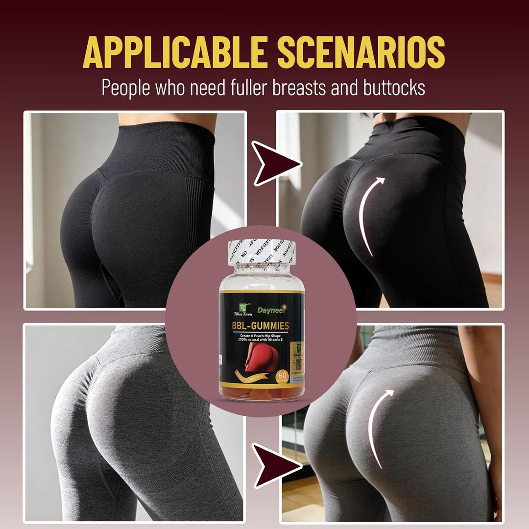 Wins Town BBL - Gomitas para mujer, sabor a melocotón, veganas, 60...