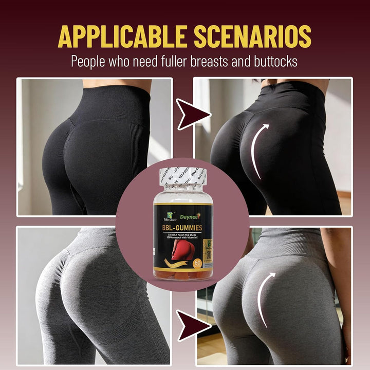 Wins Town BBL - Gomitas para mujer, sabor a melocotón, veganas, 60...
