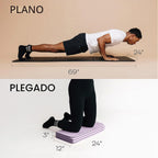 Stakt Esterilla de yoga plegable Pro - Esterilla antideslizante 2 en 1 para