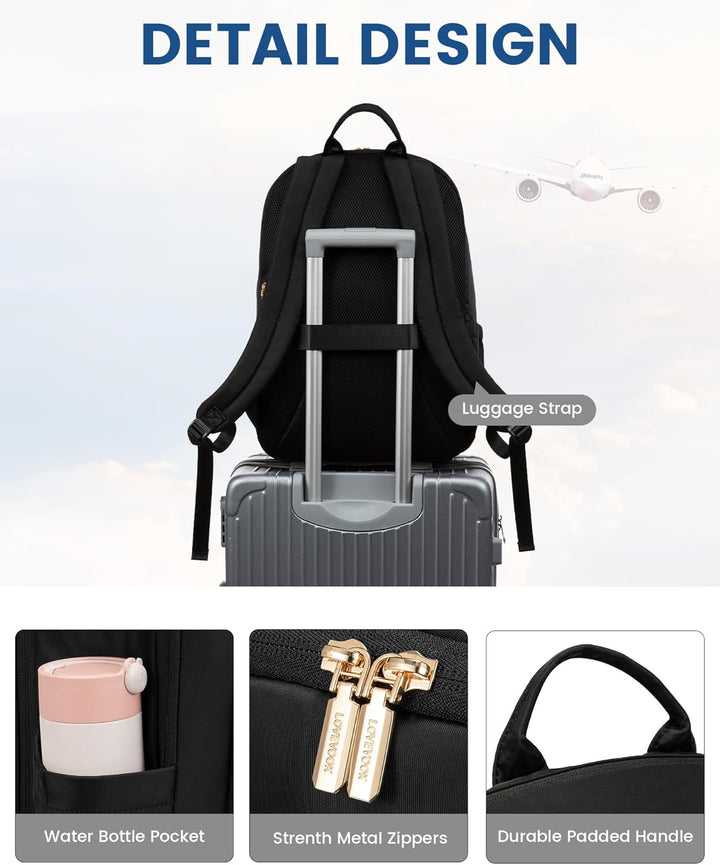 LOVEVOOK Mochila para laptop para mujer, mochila de negocios, mochi...