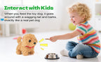 YOUGAANY Compañero interactivo para cachorros que camina