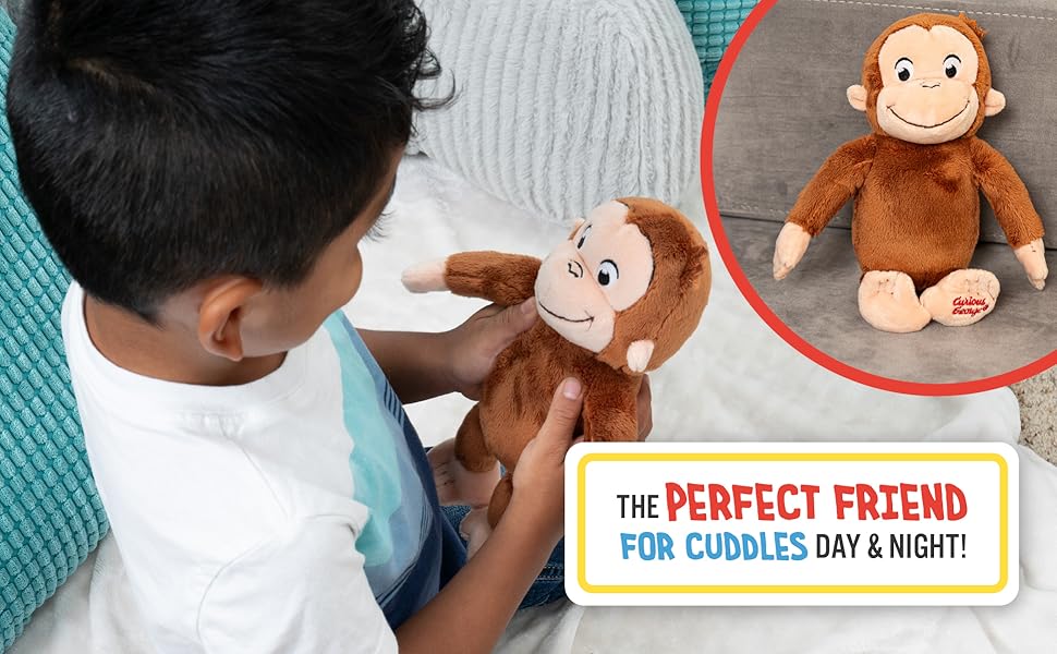 KIDS PREFERRED Curious George Monkey - Juguetes de peluche