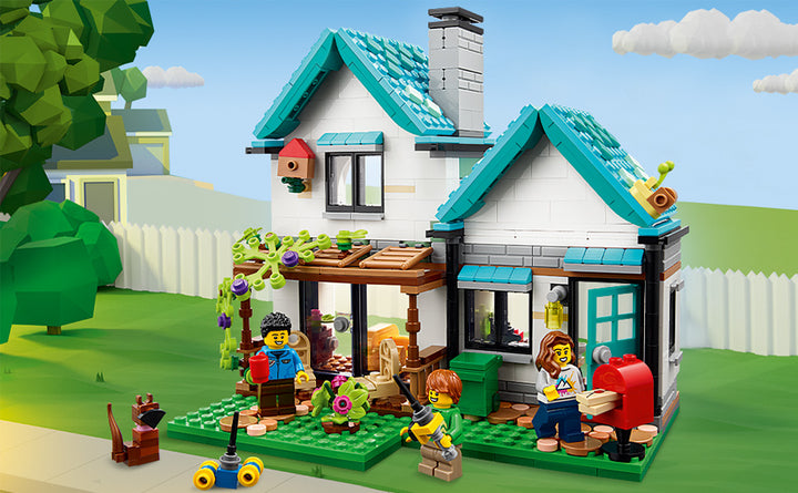 LEGO Creator Casa acogedora 3 en 1 Set 31139 Kit de