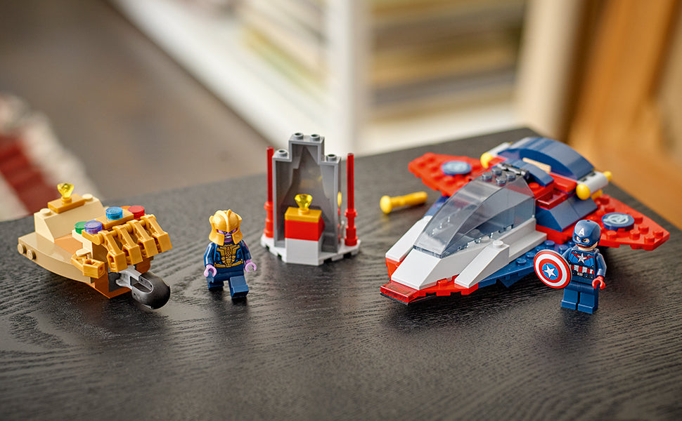 LEGO Marvel Captain America vs Thanos - Juego de juguete