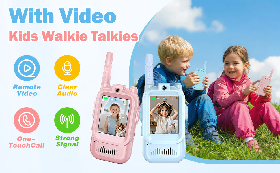 Walkie Talkies de video para niños walkie talkies