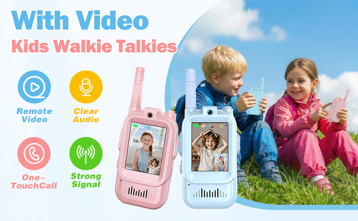 Walkie Talkies de video para niños walkie talkies