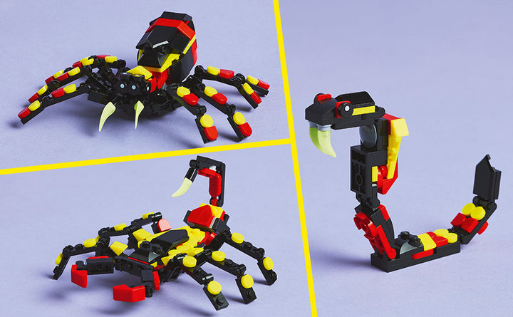 LEGO Creator 31159 - Juguete de araña sorprendente de