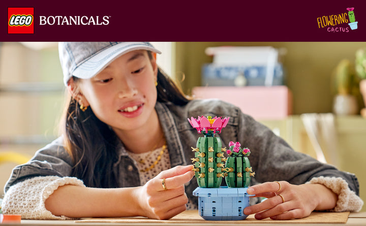 LEGO Botanicals - Juguete de construcción de cactus con