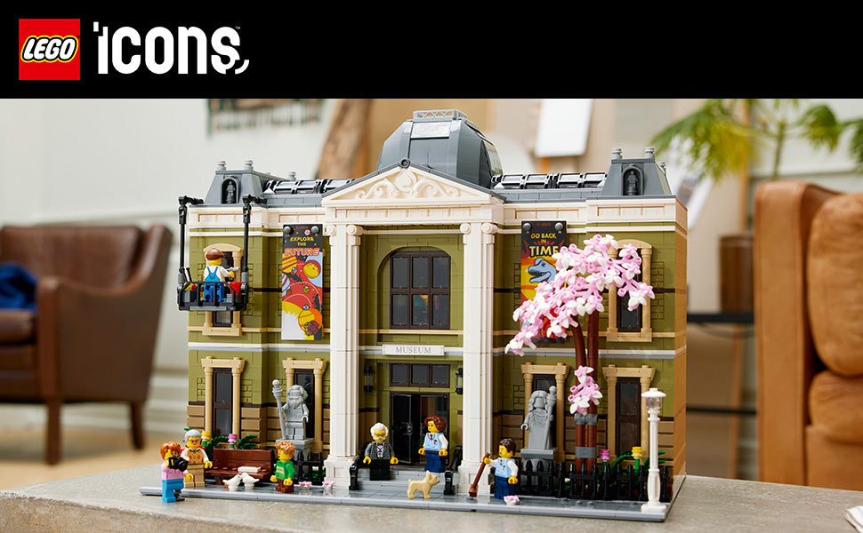 LEGO Icons - Kit de construcción de museo de historia