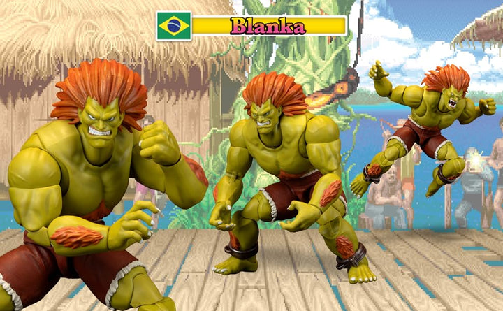 Jada Street Fighter II Blanka - Figura de acción de lujo