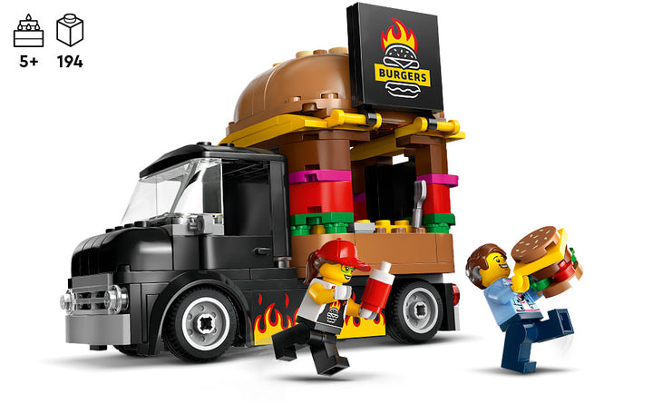 LEGO City Burger Truck - Juego de construcción de juguete