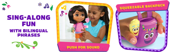 Muñeca Dora Sing Explore Dora con música efectos de