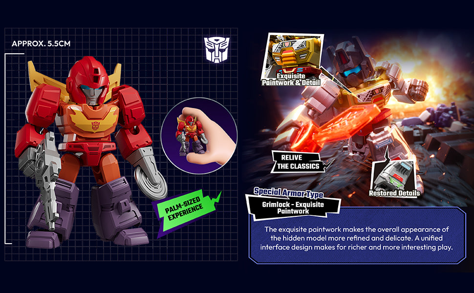 BLOKEES Transformers Defensor Versión 03 Guerra de Metales