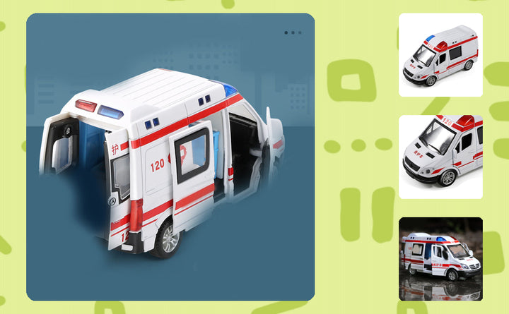 Fauitay Juguete de ambulancia gran juguete de ambulancia