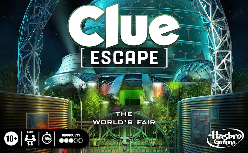 Clue Escape The Worlds Fair - Juego de mesa Escape Room