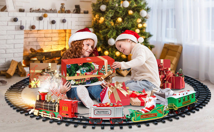 Juego de tren de Navidad Juguetes de tren colgante