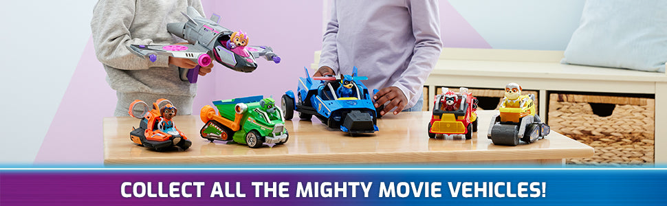 Paw Patrol The Mighty Movie auto a control remoto con