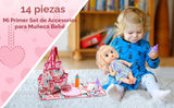 Paquete de 14 accesorios para muñecas de bebé juego de