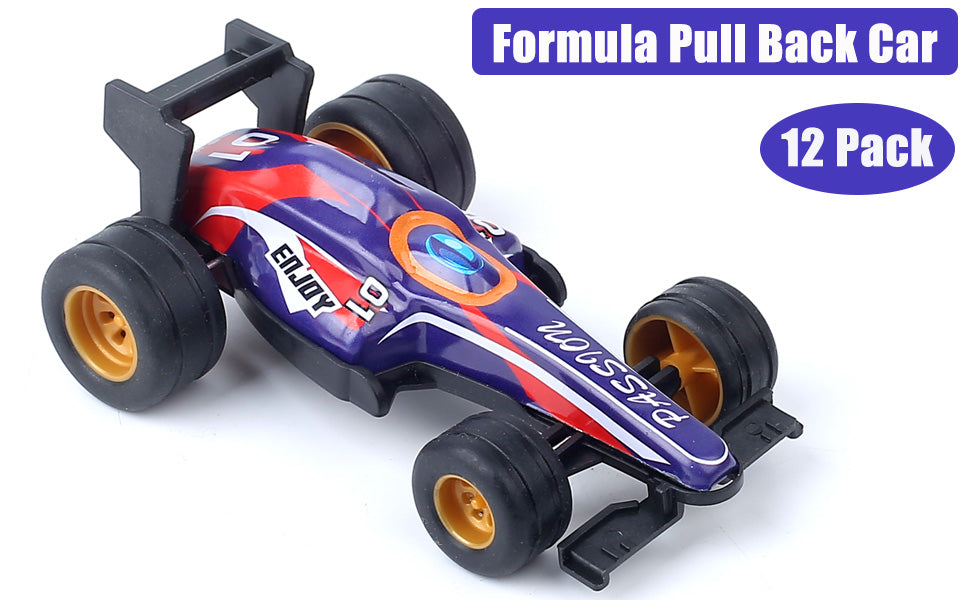 Juego de 12 modelos de autos de juguete de tracción 143
