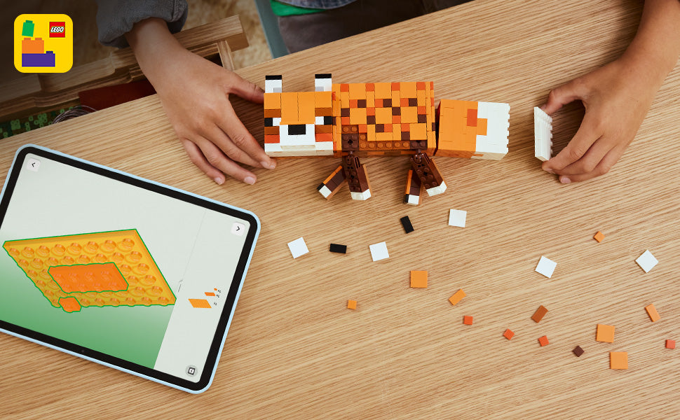 LEGO Minecraft The Fox - Juguete de construcción y