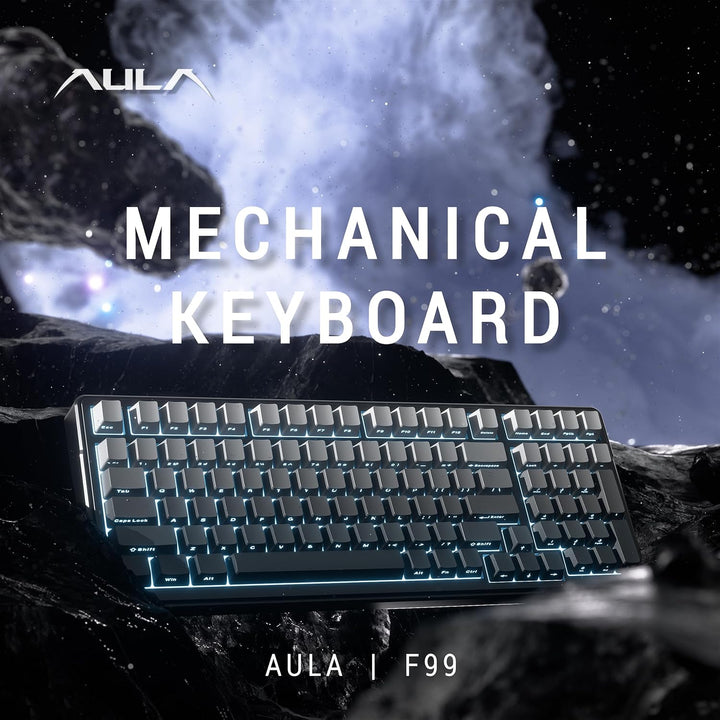 OIXOC x Aula F99 99% Teclado mecánico para juegos \u2013 Bluetooth...