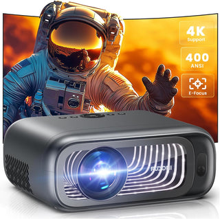[Enfoque eléctrico\/alto brillo] Proyector FUDONI con WiFi y Blueto...