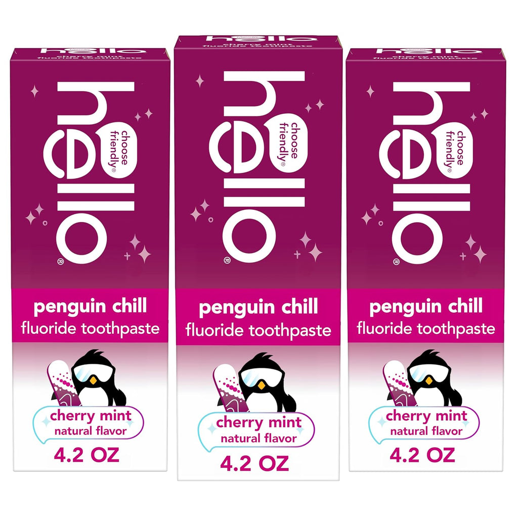 Hello Penguin Chill Kids Pasta de dientes con flúor