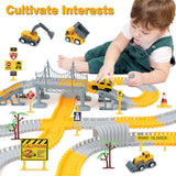 BEMITON Pista de Carreras de Construcción Juguetes para Niños - Reg...