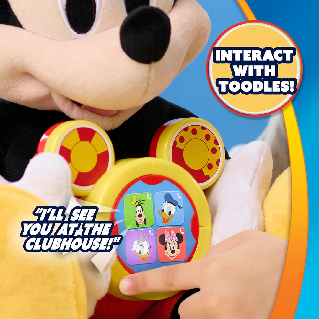 Just Play - Peluche interactivo de Mickey Mouse de Disney