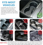 Bandeja de Auto y Escritorio de Auto para Laptop, Soporte Giratório de 360° de Madera, Bandeja para Volante, Accesorios de Auto para Mujeres y Hombres, Compatible con Tesla Model Y/3/S, Ford F150