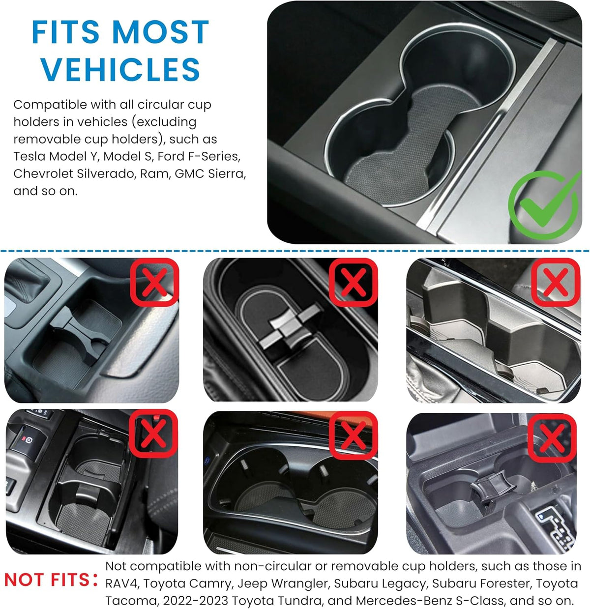 Bandeja de Auto y Escritorio de Auto para Laptop, Soporte Giratório de 360° de Madera, Bandeja para Volante, Accesorios de Auto para Mujeres y Hombres, Compatible con Tesla Model Y/3/S, Ford F150