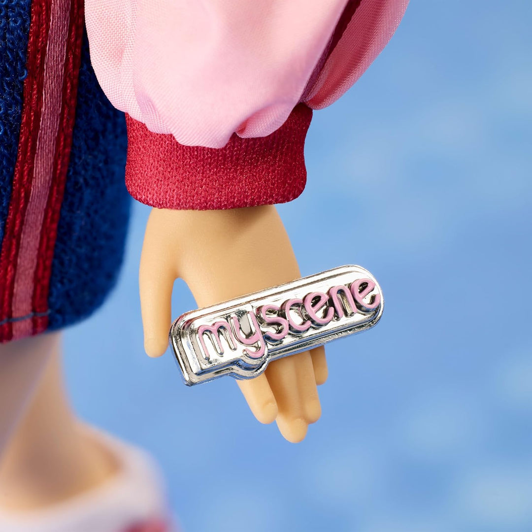 Muñeca Barbie Signature My Scene Nolee y accesorios, atuendo inspir...