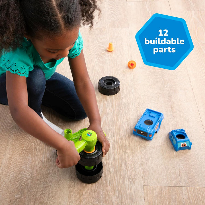 Build-A-Buddy Camión Monstruo Juguete - Juguetes de Construcción 2-...