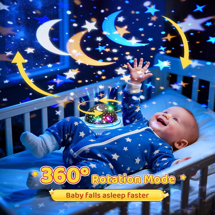 Luz nocturna para niños, proyector de luz nocturna para bebé, luces...