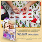 Kit de ganchillo Aeelike para adultos principiantes, juego completo de ganchillo, color negro