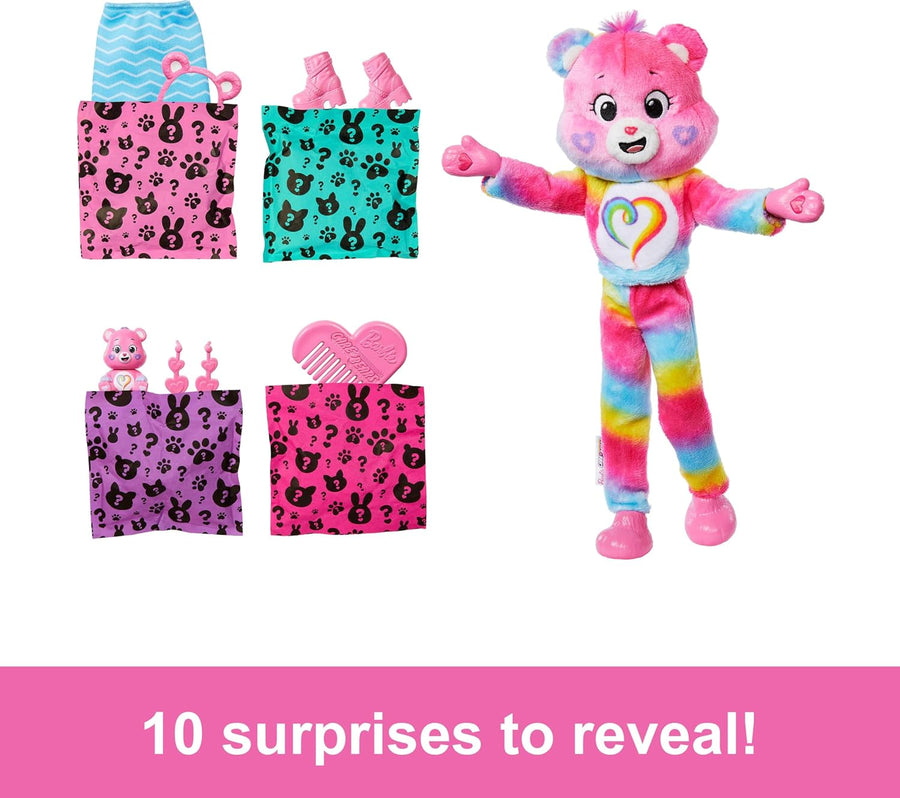 Barbie Cutie Reveal Care Bears - Muñeca y accesorios serie