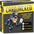 CARDJACKED - Divertido juego de cartas para familias | Juegos de cartas de fiesta para adultos | 8-12 minutos de tiempo de juego | Juego de cartas para niños | 4-10 jugadores | Fácil de aprender | Compacto y portátil