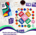 Juego de cartas de conversación - Preguntas profundas y tarjetas de inicio de conversación para adultos, parejas, amigos y familias | Rompehielos para una cita nocturna, noches de juego y conexiones chispeantes | 252 cartas