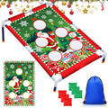 Gemscream Juego de lanzamiento de bolsas de frijoles navideños 6 bolsas