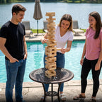 SPORT BEATS Juegos al aire libre Torre de madera grande Apilamiento Juego